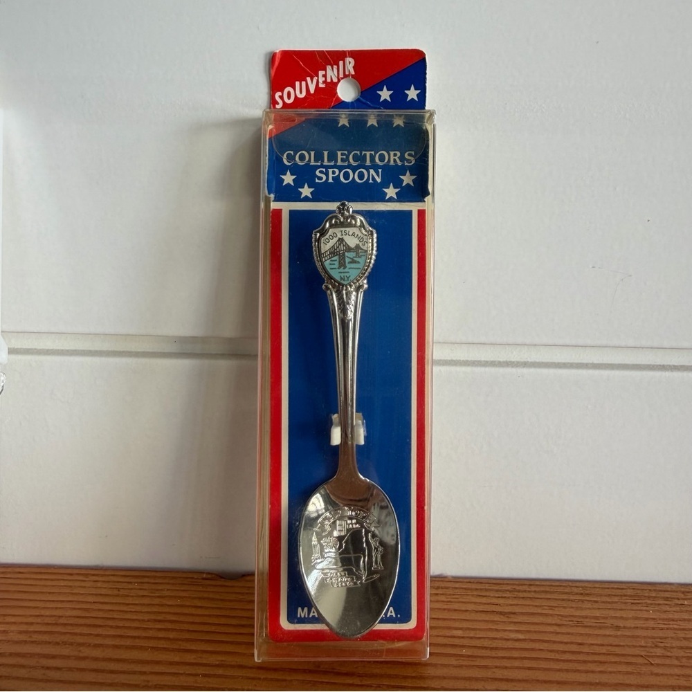 New York State 1000 Islands Collectible Souvenir Spoon – Silver Tone